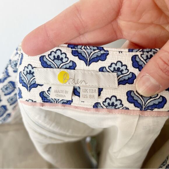 Boden Geometric Pencil Skirt Sz 8 - Picture 3 of 9